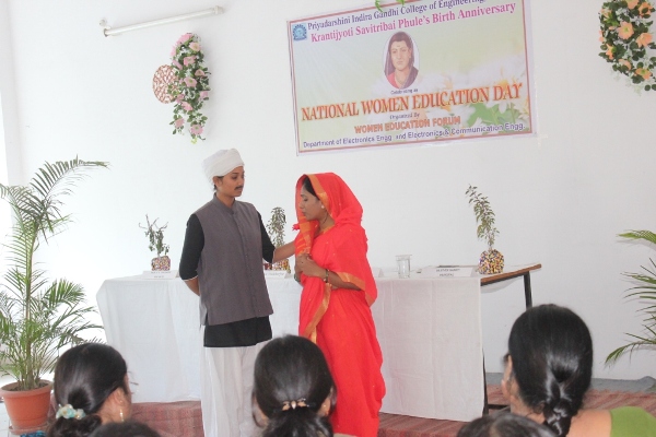 The play enacted by the students.