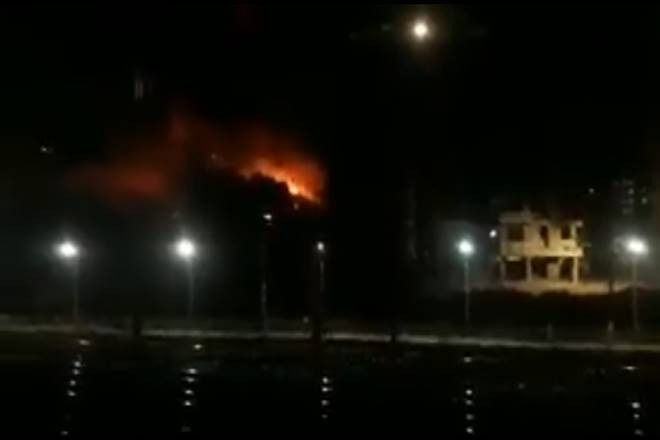 Massive fire breaks out Mumbai’s Cinevista Studio in Kanjurmarg area
