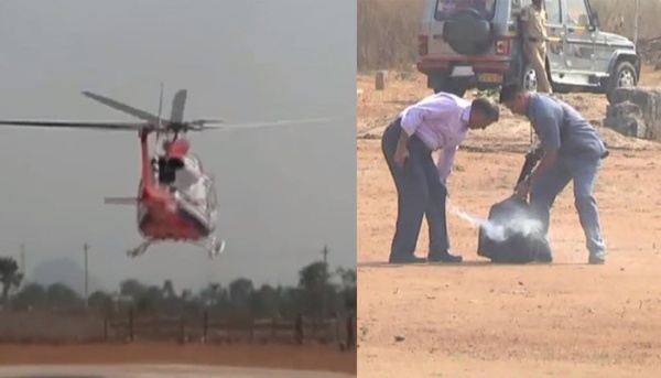 Telangana CM KCR escaped Chopper tragedy