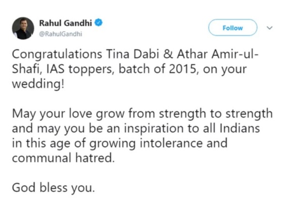 Rahul Gandhi Tweet