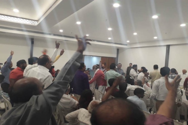Vidarbhawadi's program huddle from Shiv Sena at Nagpur