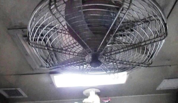 Fan in Train