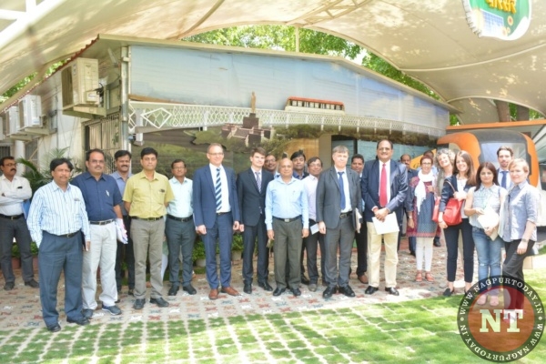 German Delegation visits Maha Metro Nagpur Project (2)
