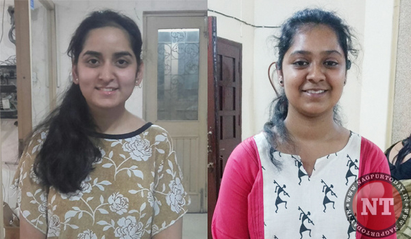 Nidhi Suchak (96.30% - Commerce) and Radha Thengdi (96.92%. - Arts)