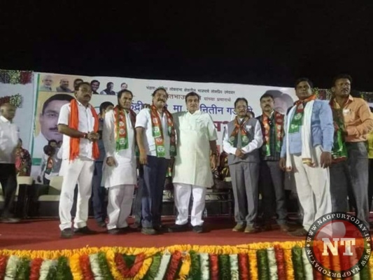 Nitin Gadkari Jahhir Sabha at Sadak Arjuni