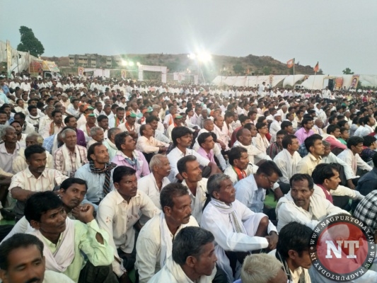 Nitin Gadkari Jahhir Sabha at Sadak Arjuni