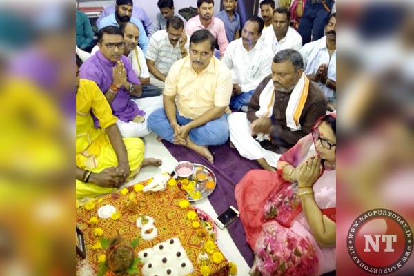 Rudrabhishek Puja on the occasion of Nitin Gadkari's Birthday