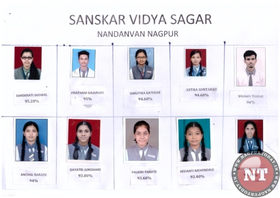 Sanskar Vidya Sagar students excel in CBSE 10th exam 