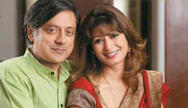 Shashi Tharoor and Sunanda Pushkar