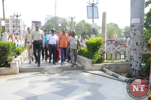 Shramdan at Gandhisagar lake 