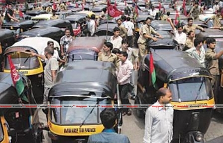 Auto Rickshaw Strike