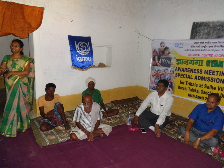 IGNOU conducts Gyan Ganga Awareness meet in Gadchiroli villages - Nagpur Today : Nagpur News