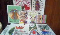 tribal artwork at LAD College