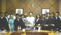 Governor felicitates tribal students (2)
