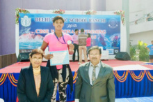 Rutuja clinches gold in first National Ocean Swimming in Malvan