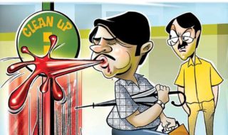 Nasty nuisance: 2384 persons face NMC music for urinating, spitting in public places
