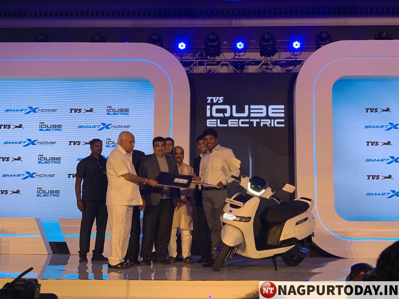 TVS rolls out electric scooter in Bengaluru market Nagpur Today Nagpur News