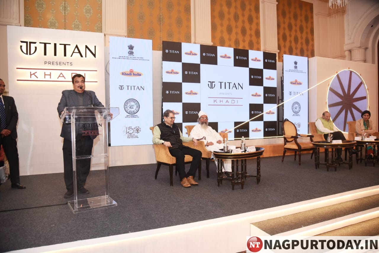Nitin Gadkari launches special edition Khadi watches by Titan Nagpur