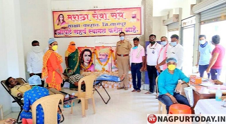 सामाजिक बांधिलकीतुन ४० रक्तदात्या नी केले रक्तदान Nagpur Today : Nagpur