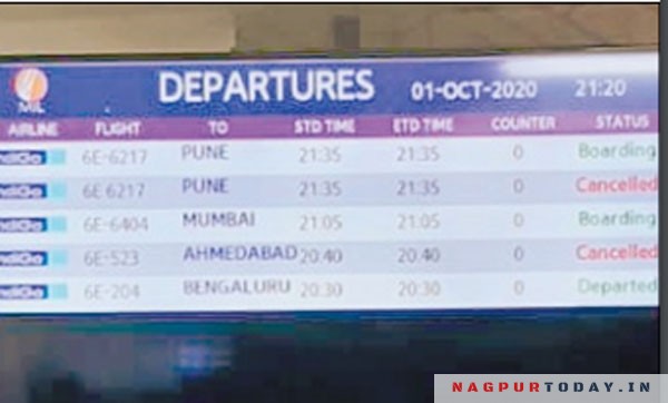 Goair And Indigo Mess Up Passengers Suffer Nagpur Today Nagpur News