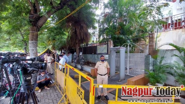 ED raids Anil Deshmukh's Nagpur residence