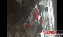 CCTV footage of the robbery at Nagpur Avni Jewellers surface