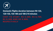 Domestic air travel becomes costlier