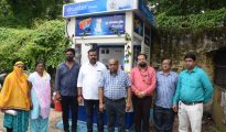 मोरभवन बस स्थानकावरील वॉटर एटीएमचे लोकार्पण