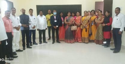 राज्यभरातील शिक्षकांच्या शिष्टमंडळाची चंद्रपूर मनपाच्या शाळांना भेट