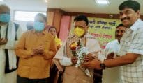 Dr. Rajendra Shingane felicitated by city NCP office bearers