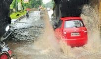 Heavy rains lash city