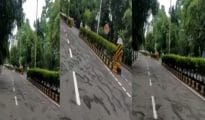 Video: Potholes on Civil Lines road posing threat to commuters