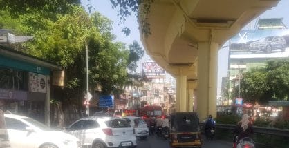 Traffic chaos bogs down vehicular movement in Sadar