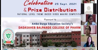 Dadasaheb Balpande College of Pharmacy : Pharmacist Day Celebration