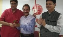Shirish Borkar and Brahmashankar Tripathi  re-elected unanimously as President and General Secretary  of Nagpur Union of working Journalists (NUWJ)