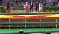 Modi pays tributes to Gandhi, Shastri on their birth anniversaries