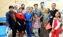 Filming of serial “Crime Best” rap-ups in Nagpur