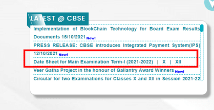 CBSE releases Term-1 date sheet, exams for major subjects to begin from Nov 30