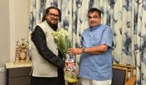 Ismail Darbar Visits Nitin Gadkari’s Nagpur House In Courtesy Call
