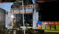 Firecracker shop gutted in fire in Indora