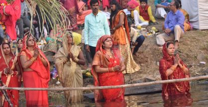 In Pics : Chatt Puja Celebration in Nagpur