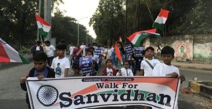 In Pic: Walk for Constitution rally in Nagpur