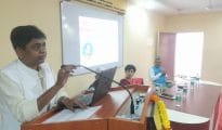 Nagpur: R. S. Mundle Dharampeth College observes Mahaparinirvan Divas.