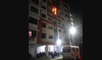 Video: Fire breaks out at Police Quarters in Gittikhadan