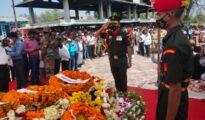Martyr Bhonde cremated with full State honours in Bhandara