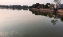 Not summer heat but rejuvenation work drops water level of Sonegaon Lake