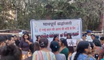 Puppies burned in Nagpur: Silent protest march held at Samvidhan Square
