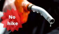 No fuel price hike on second day in a row