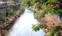 नदी स्वच्छता अभियानाचे कार्य प्रगतीपथावर