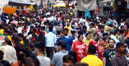 3,205 Covid cases in a day in mask-less India